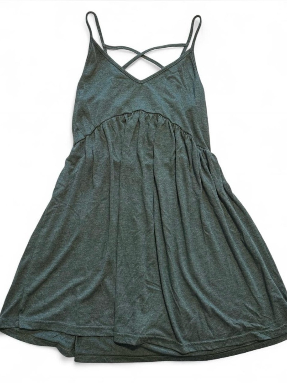 Dark Heather Green Dress